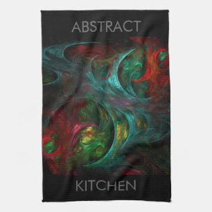 Genesis Art Abstrait Serviette de cuisine