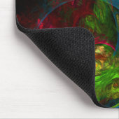 Genesis Blauw Abstract Art Mousepad Muismat (Hoek)