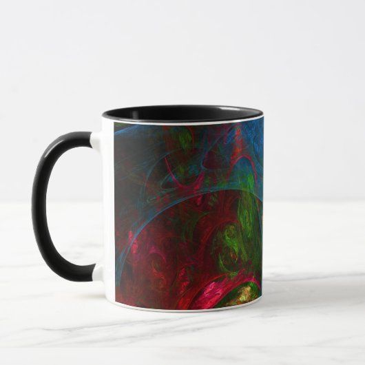 Genesis Bleu Mug café Abstrait (Gauche)