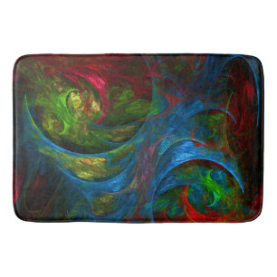Genesis Blue Abstracte Art Badmat