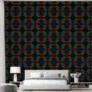 Genesis Blue Abstracte Art Behang