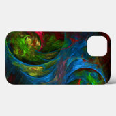 Genesis Blue Abstracte Art Case-Mate iPhone Case (Achterkant (horizontaal))