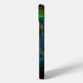 Genesis Blue Abstracte Art Case-Mate iPhone Case (Achterkant / Links)