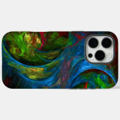 Genesis Blue Abstracte Art Case-Mate iPhone Case (Achterkant (horizontaal))