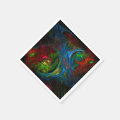 Genesis Blue Abstracte Art Servet (Hoek)