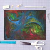 Genesis Blue Abstracte Art Tissuepapier (Craft)