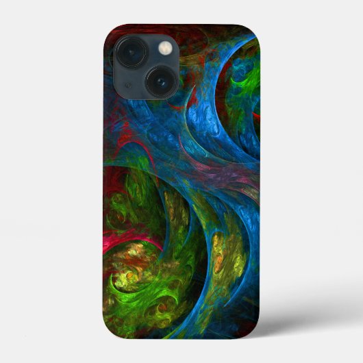 Genesis Blue Abstracte Kunst Case-Mate iPhone Case (Achterkant)