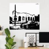 Genesis Coupe Rolshot Poster (Thuiskantoor)