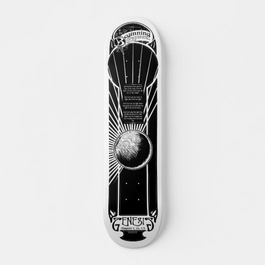 Genesis: Dag 1 Schaats Dek Skateboard (Voorkant)