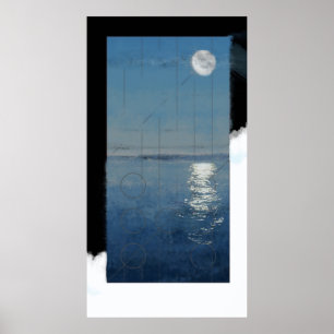 Genesis Dag 2: Digitaal schilderij van Waters 2014 Poster