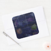 Genesis Dag 4: Stars 2014 Vierkante Sticker (Envelop)