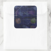 Genesis Dag 4: Stars 2014 Vierkante Sticker (Tas)