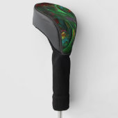 Genesis Green Abstract Art Golfheadcover (Schuin)
