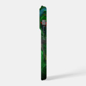 Genesis Green Abstract Art iPhone Hoesje (Linkerkant)