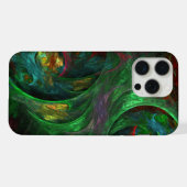 Genesis Green Abstract Art iPhone Hoesje (Achterkant horizontaal)