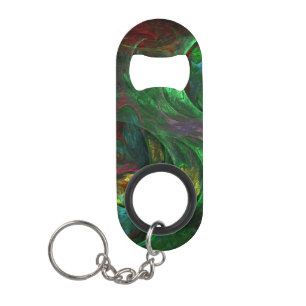 Genesis Green Abstract Art Mini Flessenopener