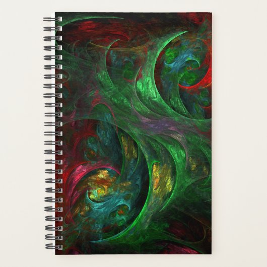 Genesis Green Abstract Art Planner (Voorkant)