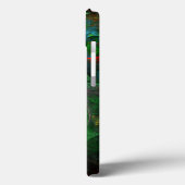 Genesis Green Abstracte Kunst Case-Mate iPhone Case (Achterkant / Links)