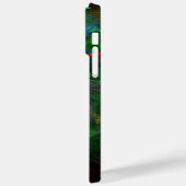 Genesis Green Abstracte Kunst Case-Mate iPhone Case (Achterkant / Links)
