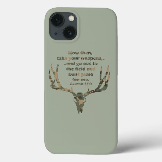 Genesis Hunting Quote iPhone case (Achterkant)