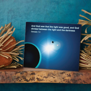 Genesis - licht en donkerheid fotoplaat