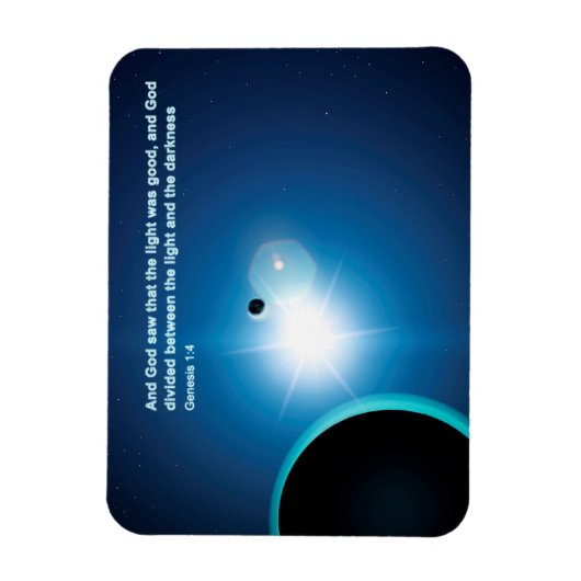 Genesis - licht en donkerheid magneet (Verticaal)