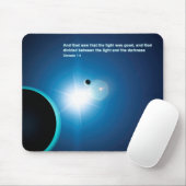 Genesis - licht en donkerheid muismat (Met muis)