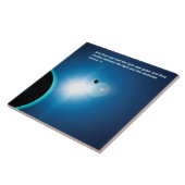 Genesis - licht en donkerheid tegeltje (Zijkant)