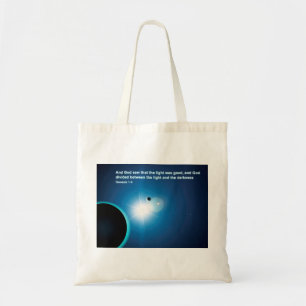 Genesis - licht en donkerheid tote bag
