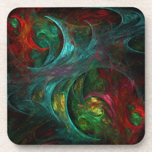 Genesis Nova Abstract Art Cork Onderzetter