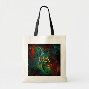 Genesis Nova Abstract Art Monogram Bag Tote Bag