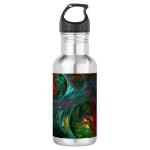 Genesis Nova Abstract Kunstflesje Waterfles