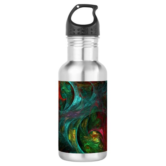 Genesis Nova Abstract Kunstflesje Waterfles (Voorkant)