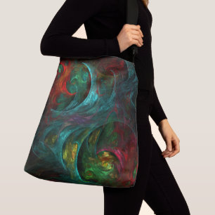 Genesis Nova Abstract Kunstlichaam Crossbody Tas