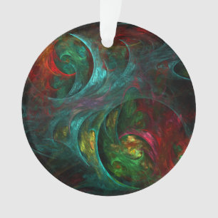 Genesis Nova Abstracte Art Acrylcirkel Ornament