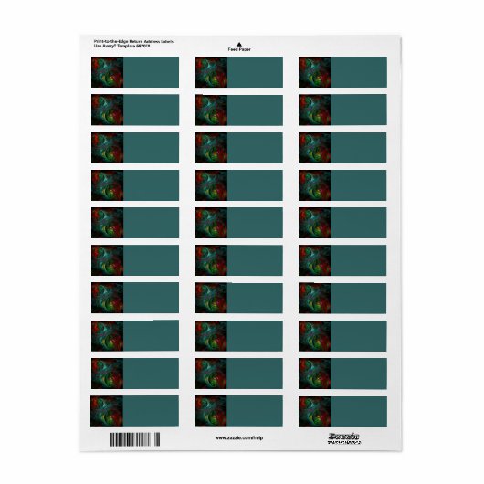 Genesis Nova Abstracte Art Etiket (Full Sheet)