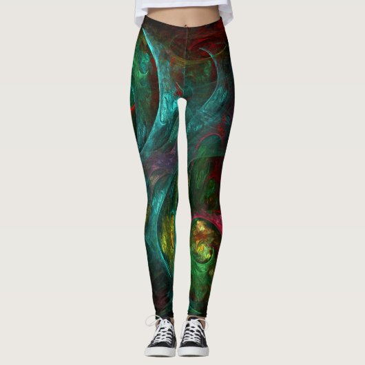 Genesis Nova Abstracte Art Leggings (Voorkant)