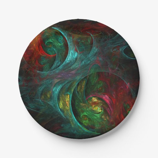 Genesis Nova Abstracte Art Papieren Bordje (Voorkant)