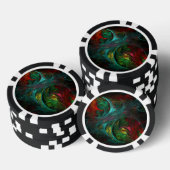 Genesis Nova Abstracte Art Poker Chips (Opstapeling)