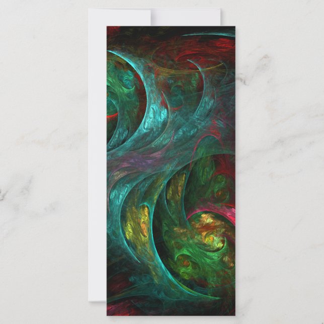 Genesis Nova Abstracte Art Rack Kaart (Voorkant)