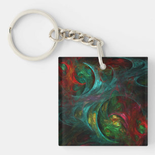 Genesis Nova Abstracte Art Sleutelhanger