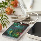 Genesis Nova Abstracte Art Sleutelhanger (Voorkant Rechts)
