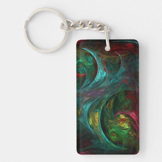 Genesis Nova Abstracte Art Sleutelhanger (Voorkant)