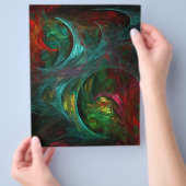 Genesis Nova Abstracte Kunst Flyer (Hand)