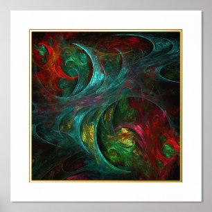 Genesis Nova Abstracte Kunst Folie Afdrukken