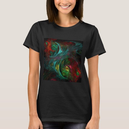 Genesis Nova Abstracte Kunst T-shirt (Voorkant)