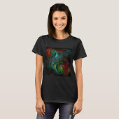 Genesis Nova Abstracte Kunst T-shirt (Voorkant volledig)