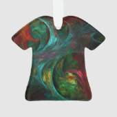 Genesis Nova Abstrait Art Acrylique Chemise (dos)