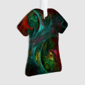 Genesis Nova Abstrait Art Acrylique Chemise (devant)