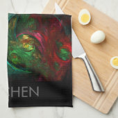 Genesis Nova Art Abstrait Serviette de cuisine (Quart Plié)